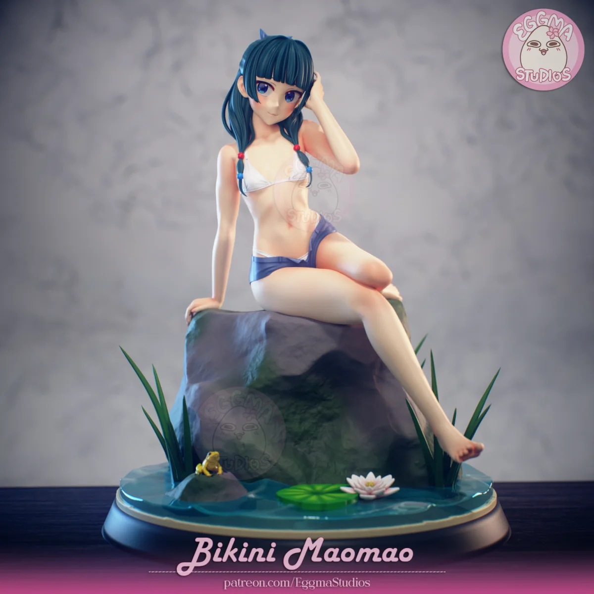 Maomao | Fan Art | 3D Printed Resin Model Garage Kit | *Un-Painted* | EggmaStudios 11
