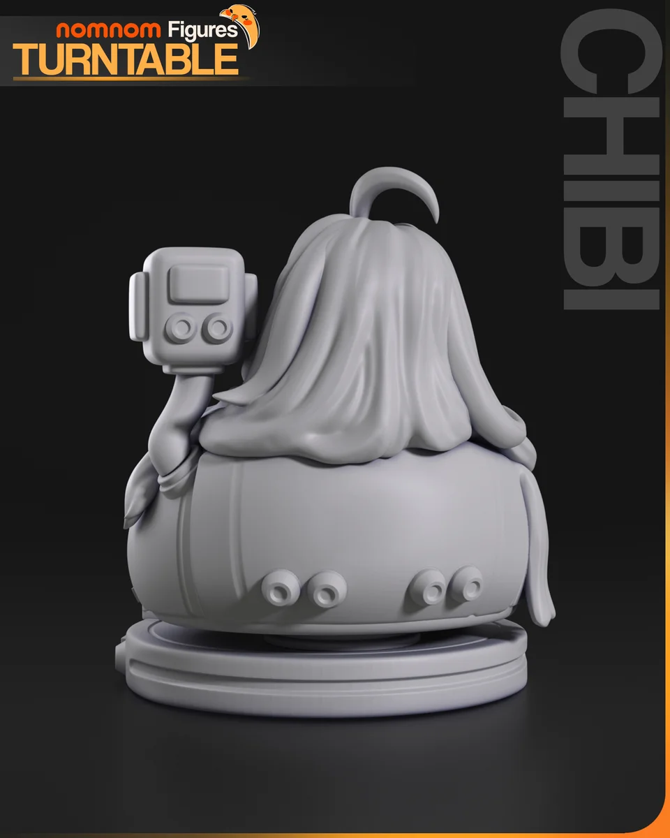 Chibi Diana | Fan Art | 3D Printed Resin Model Garage Kit | *Un-Painted* | Nomnom 6