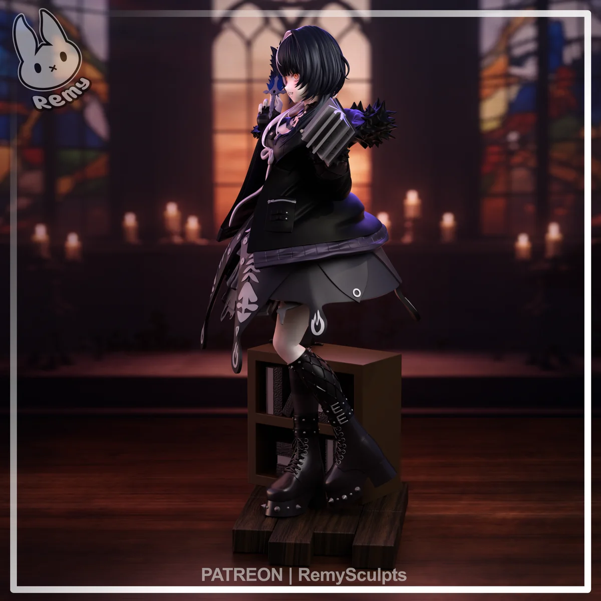 Shiori Novella | Fan Art | 3D Printed Resin Model Garage Kit | *Un-Painted* | Remy Sculpts 4