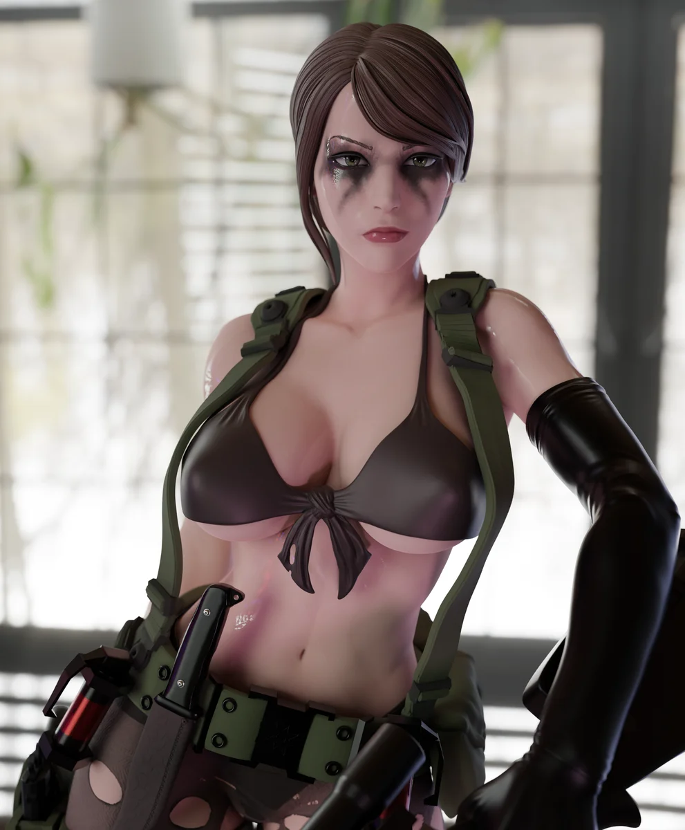Quiet | Fan Art | 3D Printed Resin Model Garage Kit | *Un-Painted* | Momoji 8