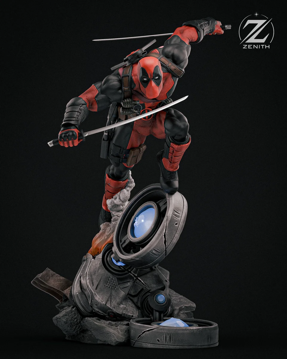 Deadpool | Fan Art | 3D Printed Resin Model Garage Kit | *Un-Painted* | Zenith Studios 3