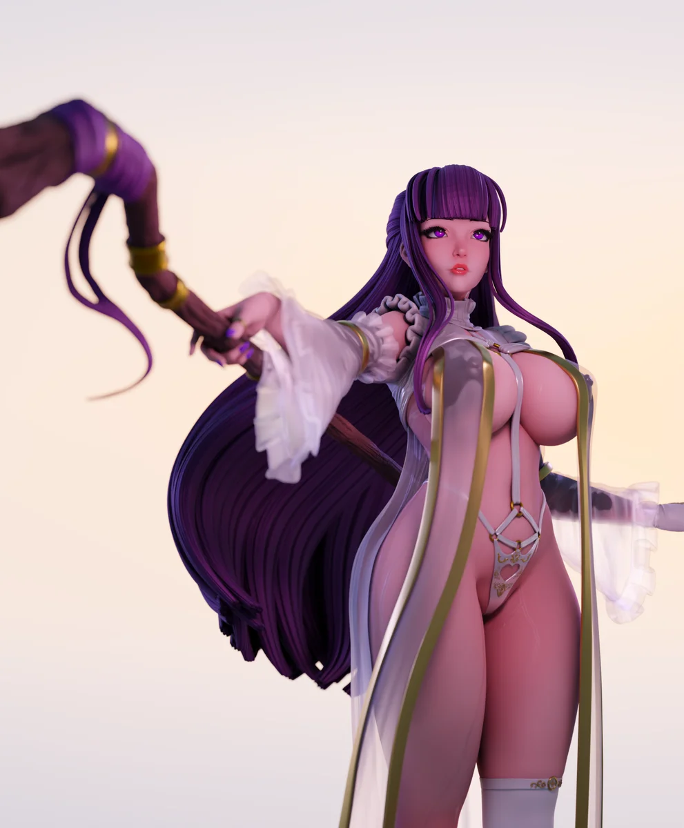 Fern | Fan Art | 3D Printed Resin Model Garage Kit | *Un-Painted* | Momoji 3
