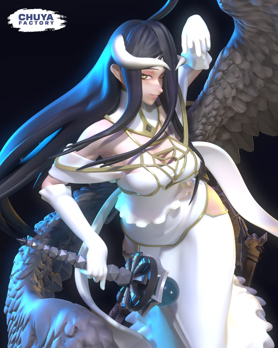 Albedo | Fan Art | 3D Printed Resin Model Garage Kit | *Un-Painted* | Chuya Factory 13