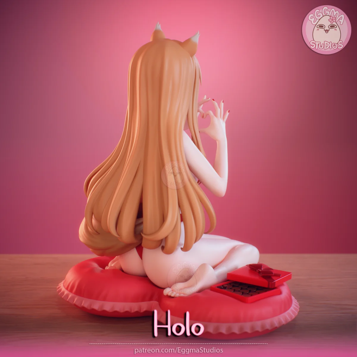 Holo | Fan Art | 3D Printed Resin Model Garage Kit | *Un-Painted* | EggmaStudios 6