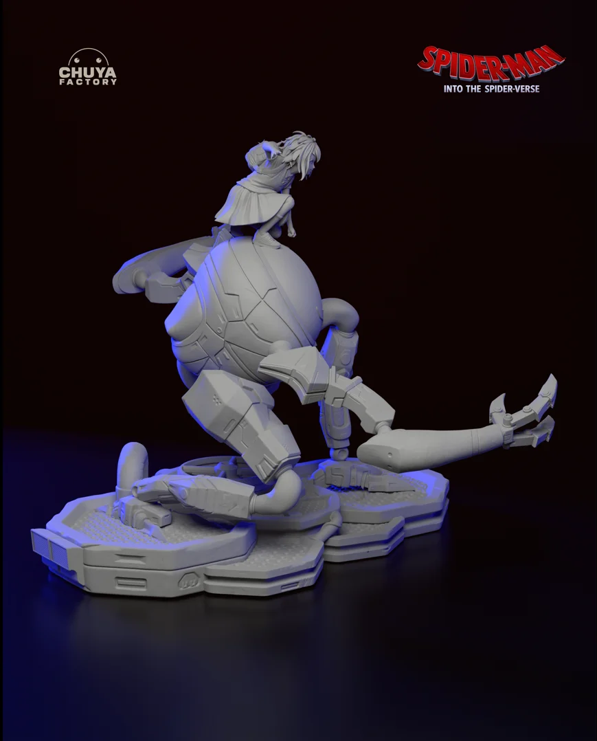 Peni Parker | Fan Art | 3D Printed Resin Model Garage Kit | *Un-Painted* | Chuya Factory 14