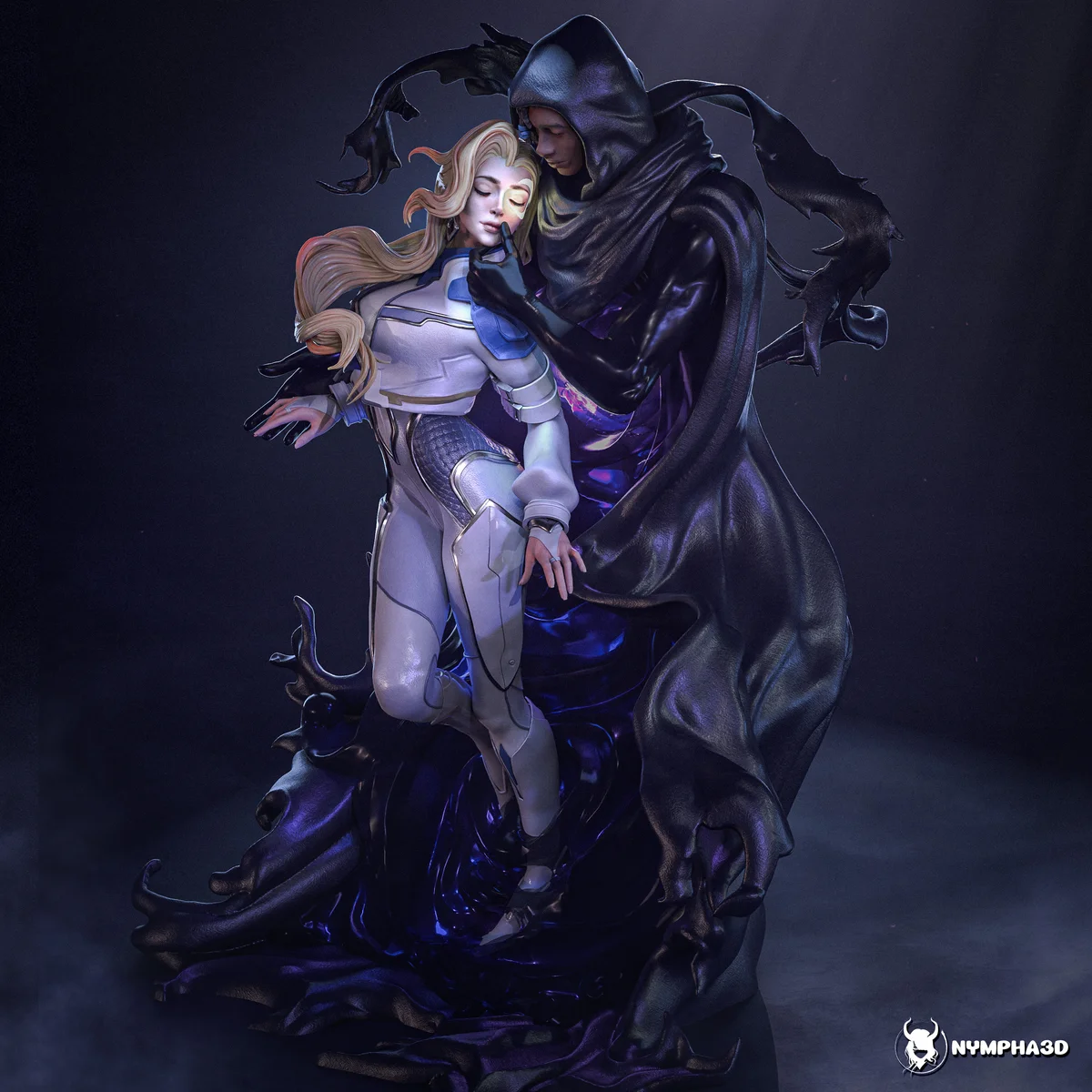 Cloak & Dagger | Fan Art | 3D Printed Resin Model Garage Kit | *Un-Painted* | Nympha3D 3