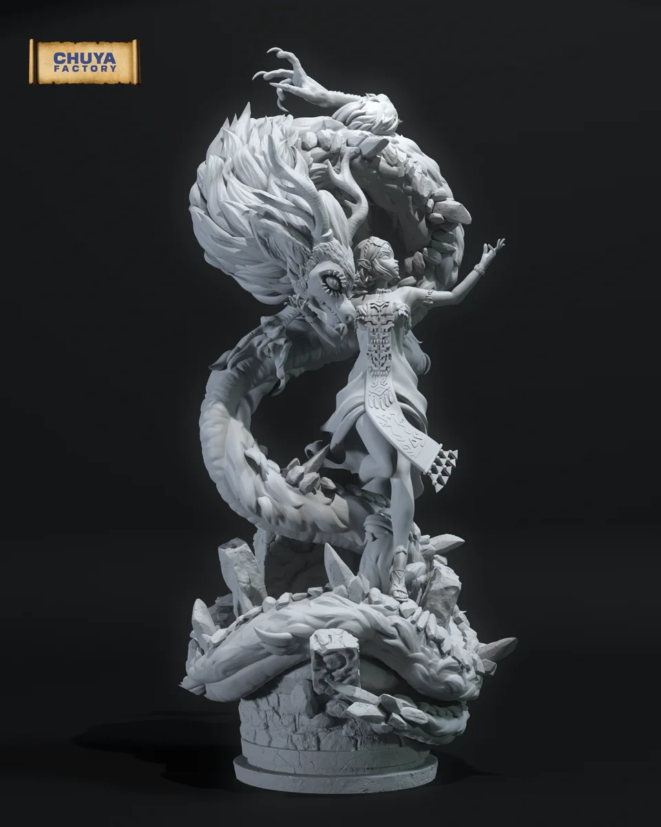 Zelda | Fan Art | 3D Printed Resin Model Garage Kit | *Un-Painted* | Chuya Factory 23