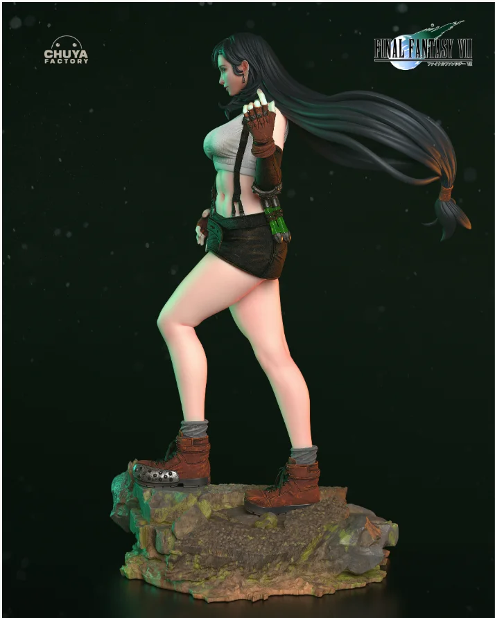 Tifa Lockhart | Fan Art | 3D Printed Resin Model Garage Kit | *Un-Painted* | Chuya Factory 4