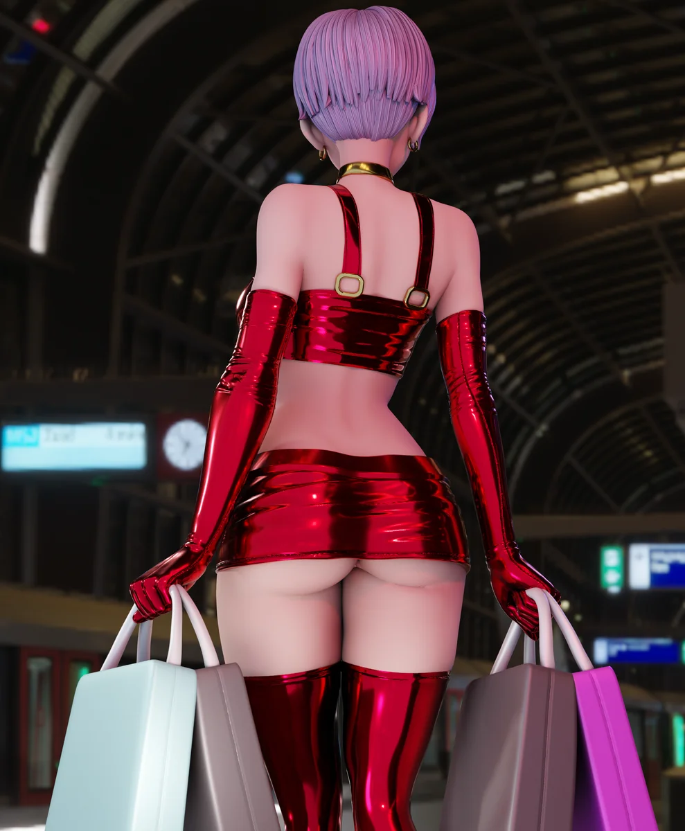 Trunks Girl | Fan Art | 3D Printed Resin Model Garage Kit | *Un-Painted* | Momoji 11
