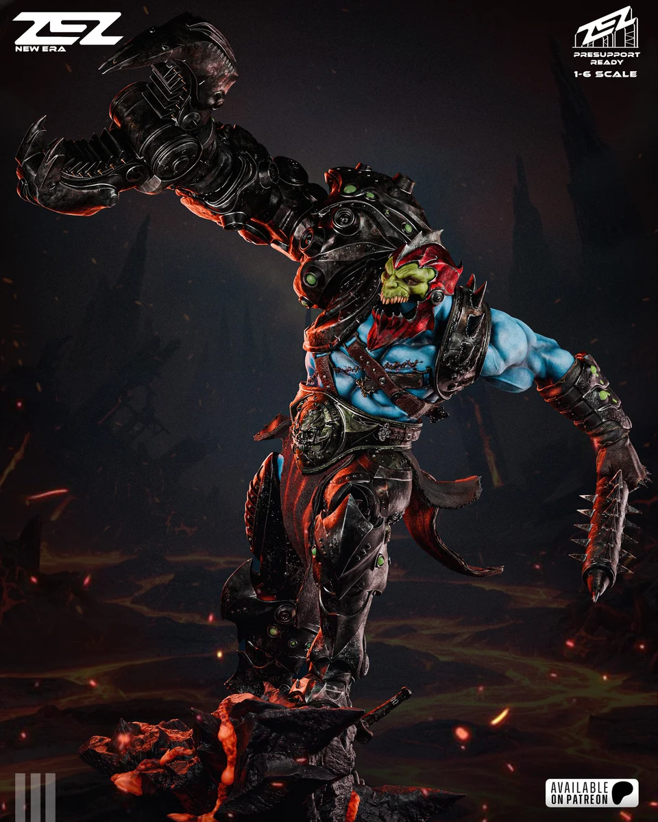 Trap Jaw | Fan Art | 3D Printed Resin Model Garage Kit | *Un-Painted* | ZEZ Studio 5