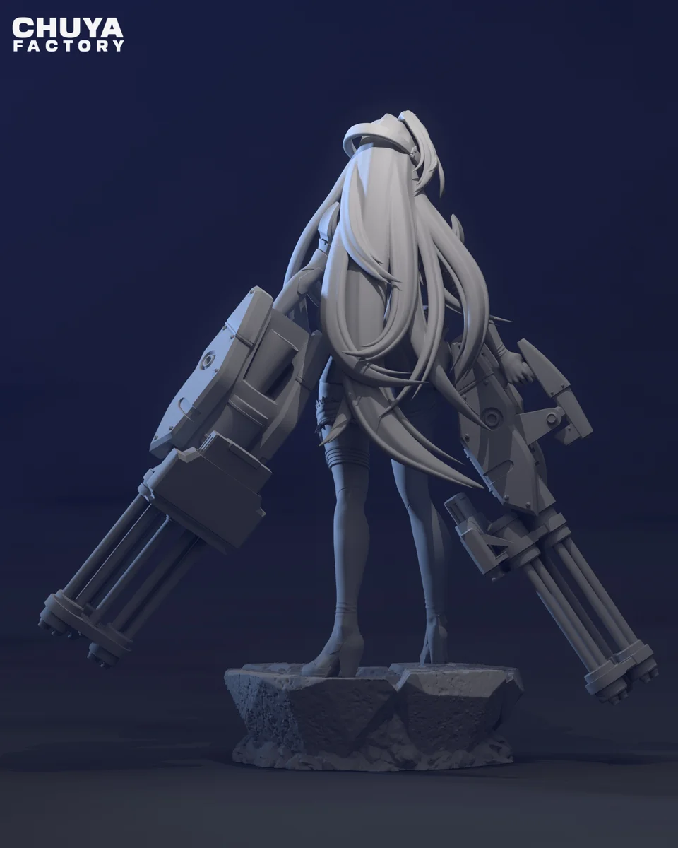 KOS-MOS | Fan Art | 3D Printed Resin Model Garage Kit | *Un-Painted* | Chuya Factory 11