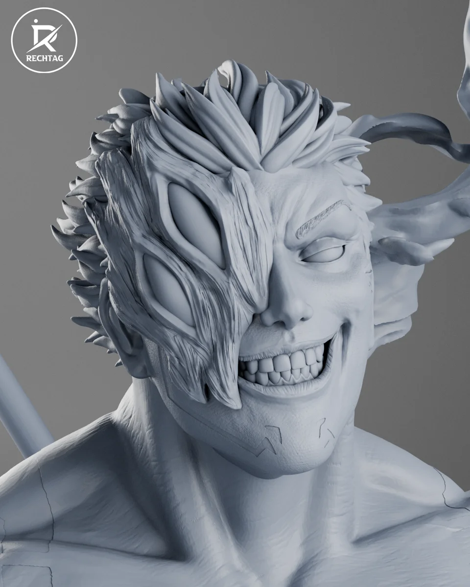 Ryomen Sukuna | Fan Art | 3D Printed Resin Model Garage Kit | *Un-Painted* | Rechtag 19