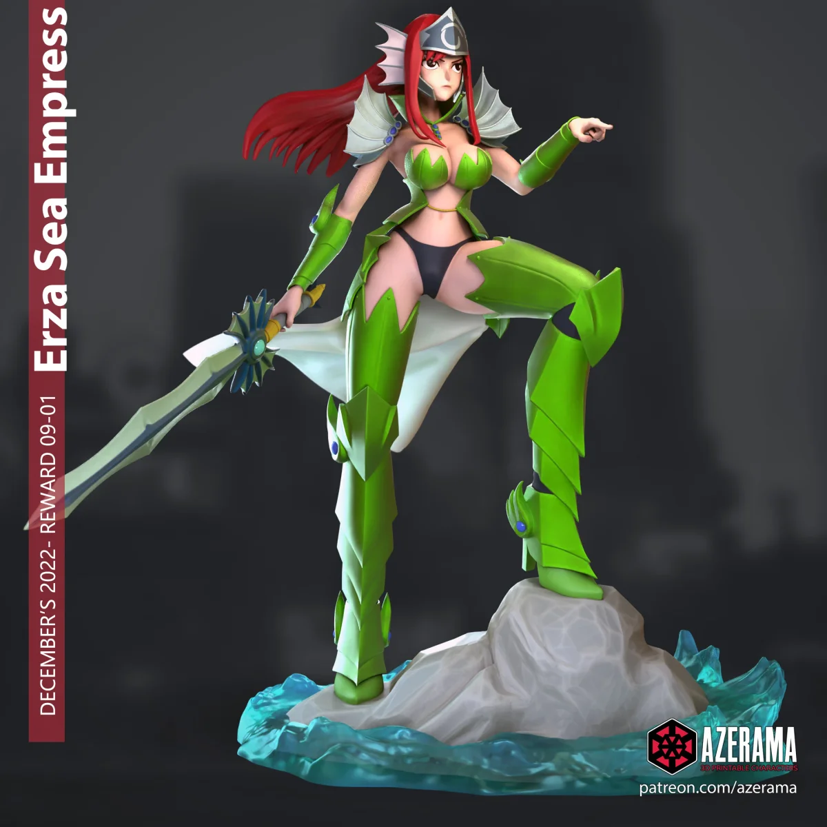 Sea Empress | Fan Art | 3D Printed Resin Model Garage Kit | *Un-Painted* | Azerama 2