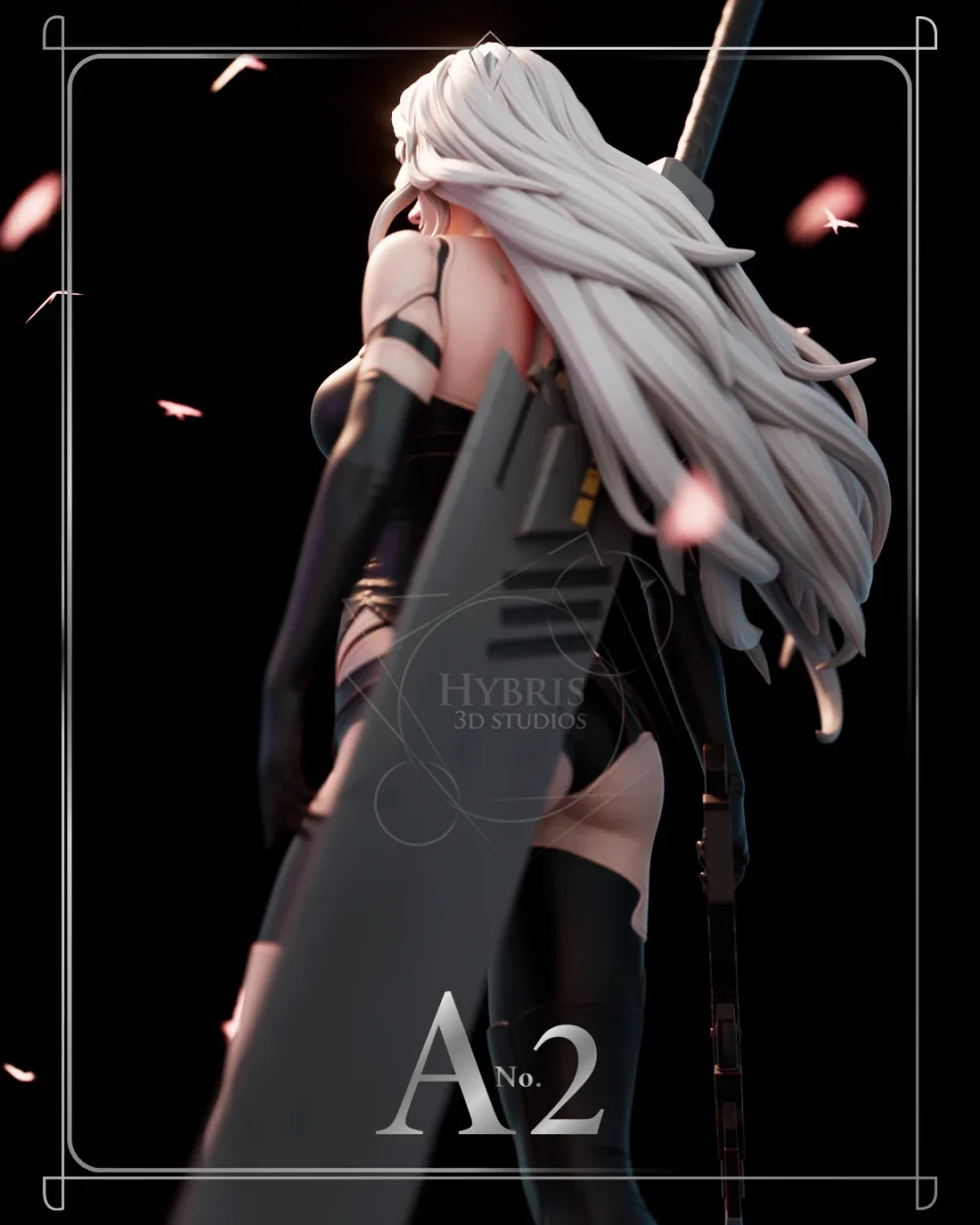 A2 | Fan Art | 3D Printed Resin Model Garage Kit | *Un-Painted* | Hybris Studios 4