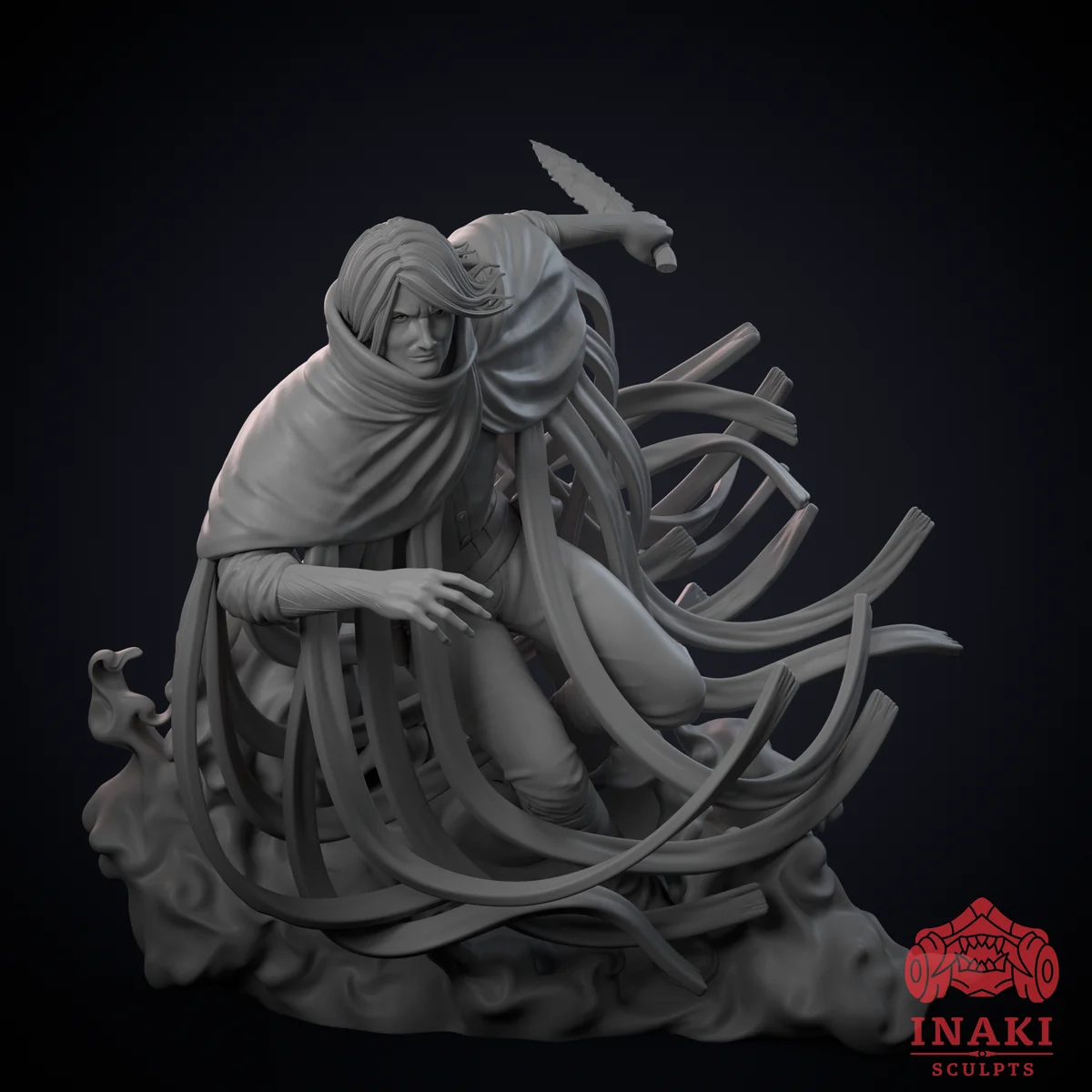 Kelsier | Fan Art | 3D Printed Resin Model Garage Kit | *Un-Painted* | Inaki Sculpts 5