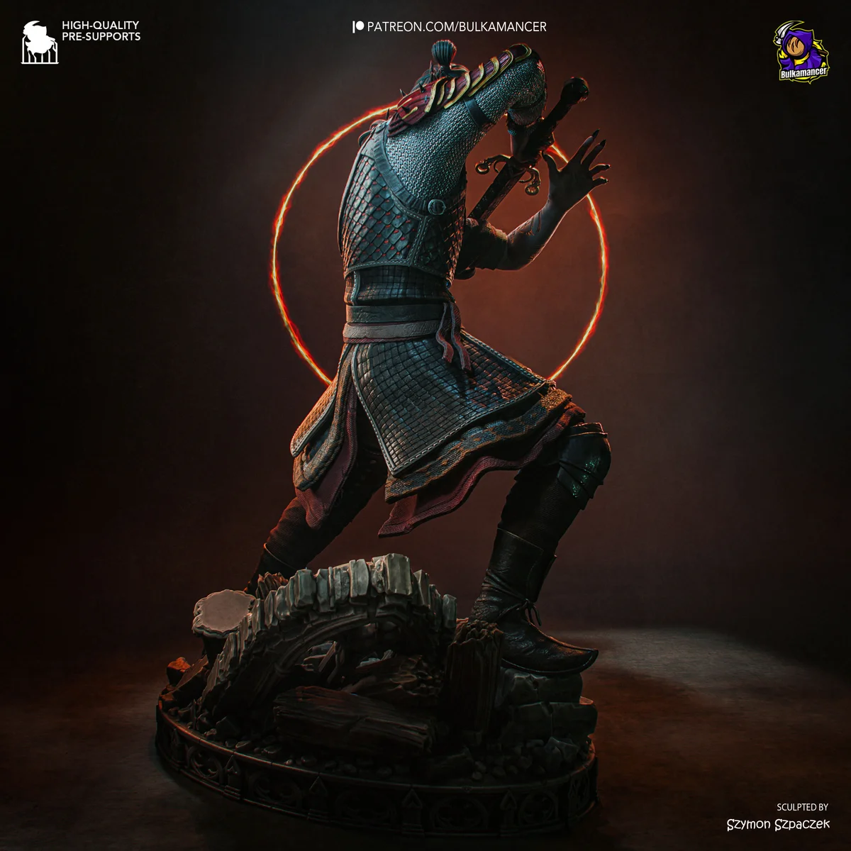 Coen | Fan Art | 3D Printed Resin Model Garage Kit | *Un-Painted* | Bulkamancer 5