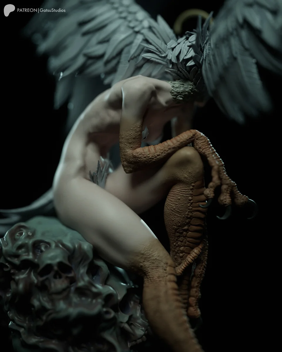 Sirene | Fan Art | 3D Printed Resin Model Garage Kit | *Un-Painted* | Gatsu Studios 6