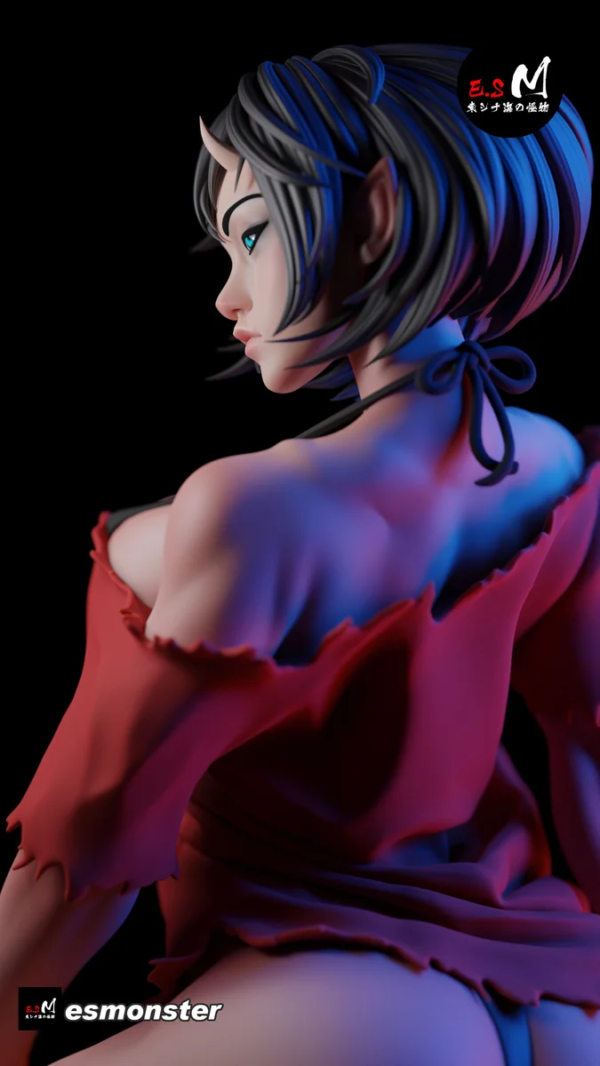 Chimei | Fan Art | 3D Printed Resin Model Garage Kit | *Un-Painted* | ES Monster 4