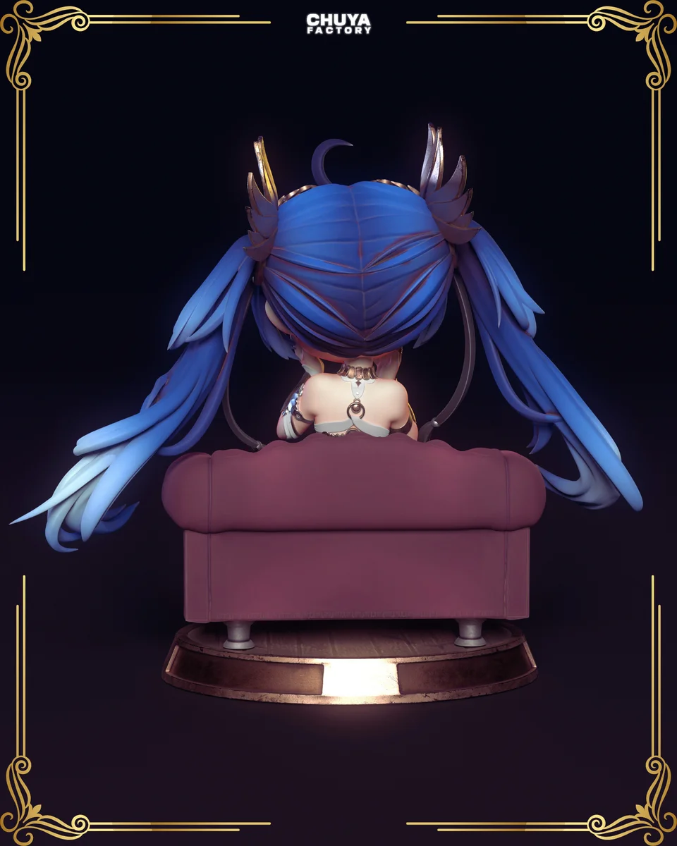 Chibi Iuno | Fan Art | 3D Printed Resin Model Garage Kit | *Un-Painted* | Chuya Factory 9