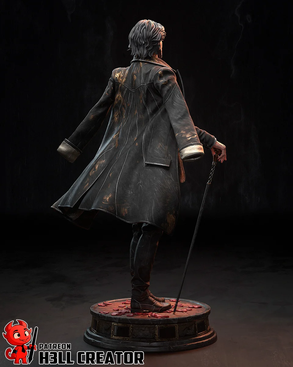 Renoir | Fan Art | 3D Printed Resin Model Garage Kit | *Un-Painted* | H3LL Creator 8