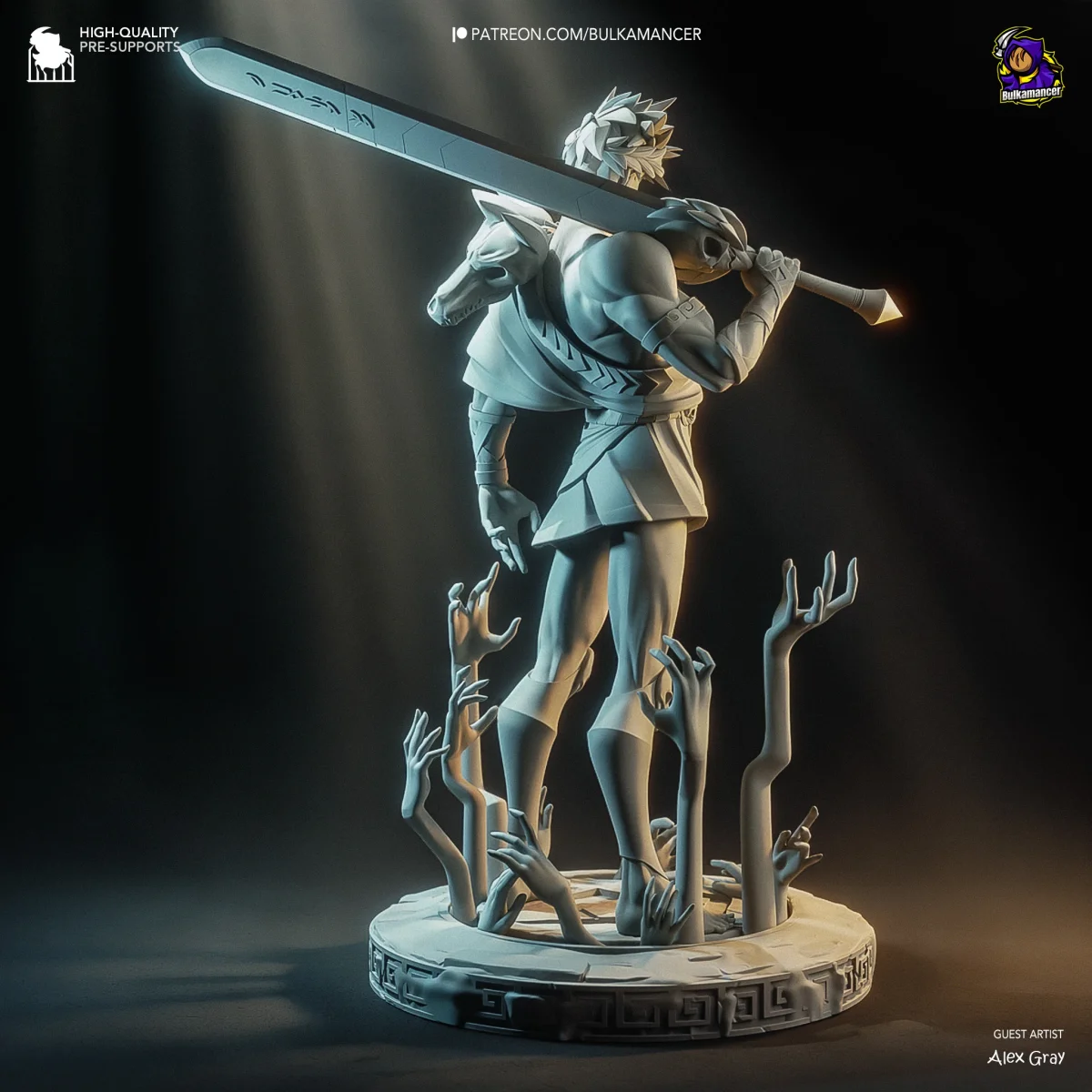 Zagreus | Fan Art | 3D Printed Resin Model Garage Kit | *Un-Painted* | Bulkamancer 8