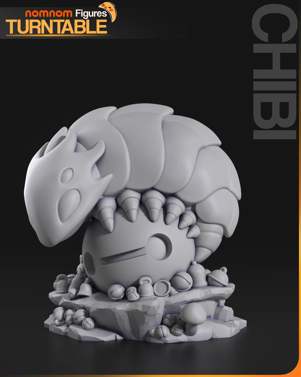 Chibi Bell Beast | Fan Art | 3D Printed Resin Model Garage Kit | *Un-Painted* | Nomnom 5