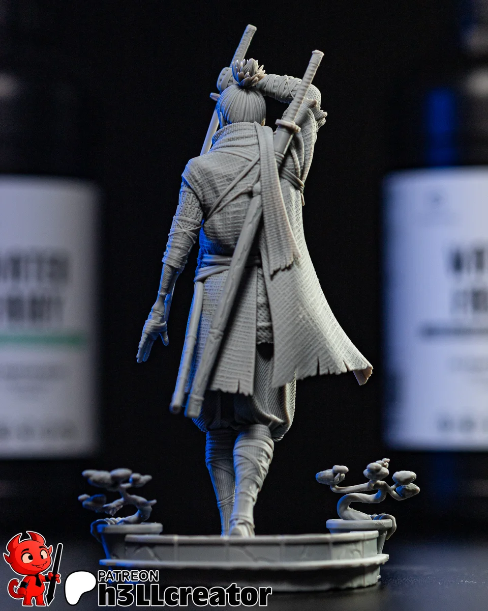 Wolf | Fan Art | 3D Printed Resin Model Garage Kit | *Un-Painted* | H3LL Creator 8