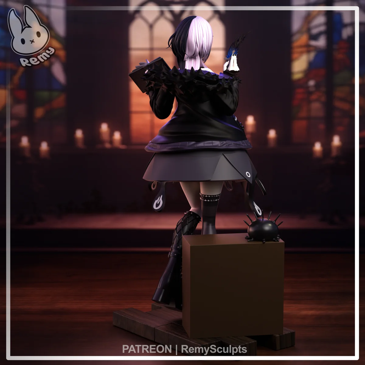 Shiori Novella | Fan Art | 3D Printed Resin Model Garage Kit | *Un-Painted* | Remy Sculpts 5