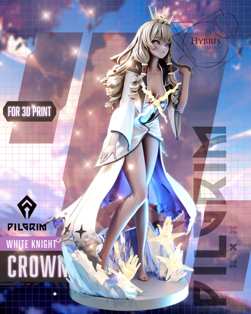 Crown | Fan Art | 3D Printed Resin Model Garage Kit | *Un-Painted* | Hybris Studios 5