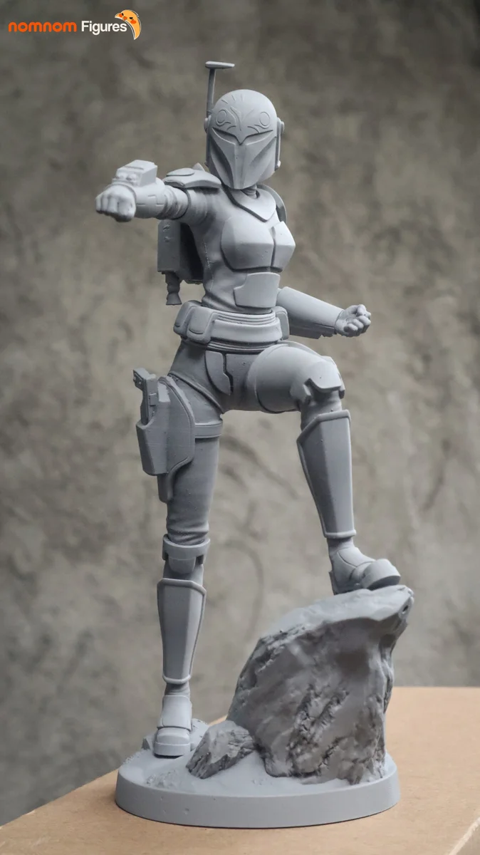 Bo-Katan Kryze | Fan Art | 3D Printed Resin Model Garage Kit | *Un-Painted* | Nomnom 5