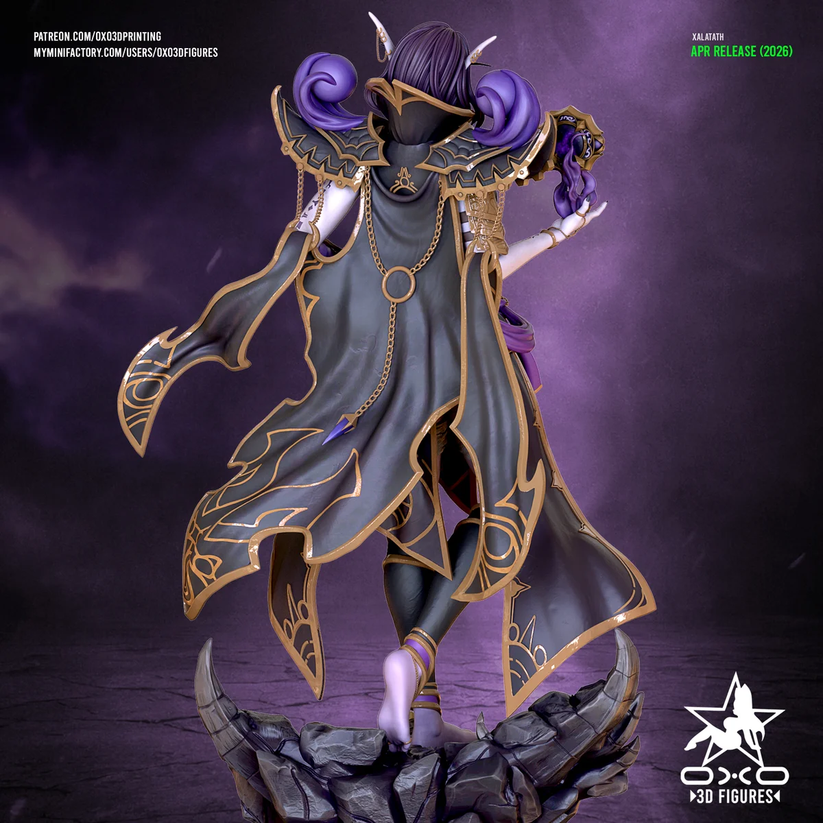 Xalatath | Fan Art | 3D Printed Resin Model Garage Kit | *Un-Painted* | OXO3D 3