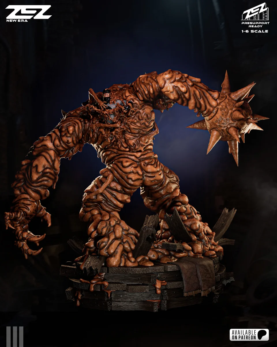 Clayface | Fan Art | 3D Printed Resin Model Garage Kit | *Un-Painted* | ZEZ Studio 3
