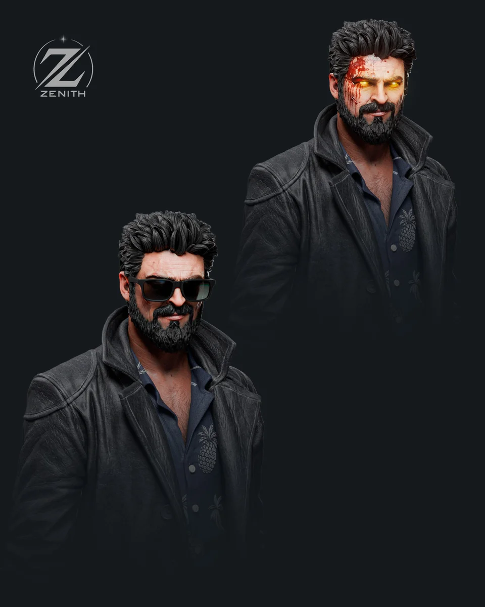 Billy Butcher | Fan Art | 3D Printed Resin Model Garage Kit | *Un-Painted* | Zenith Studios 4