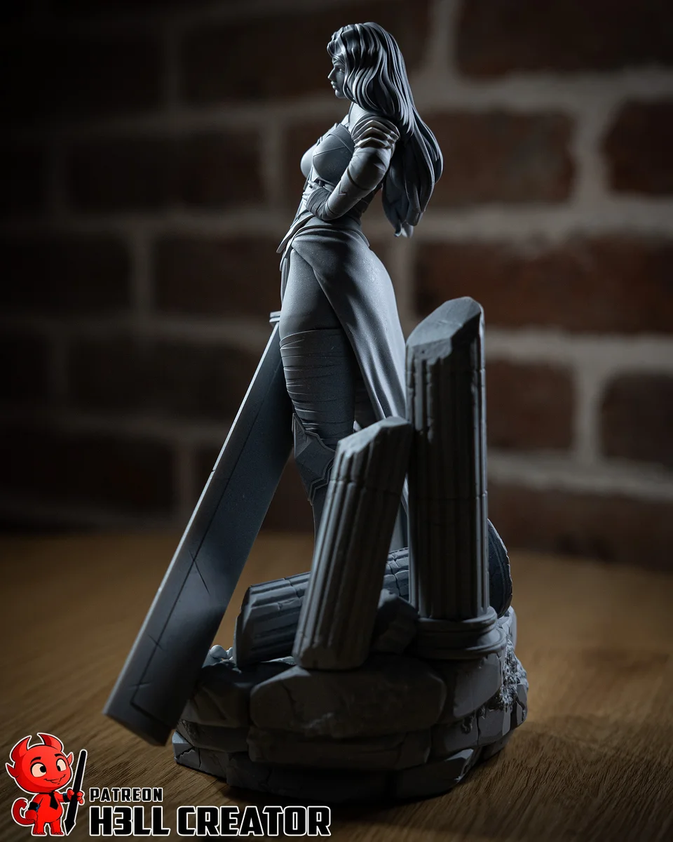 Absolute Wonder Woman | Fan Art | 3D Printed Resin Model Garage Kit | *Un-Painted* | H3LL Creator 9