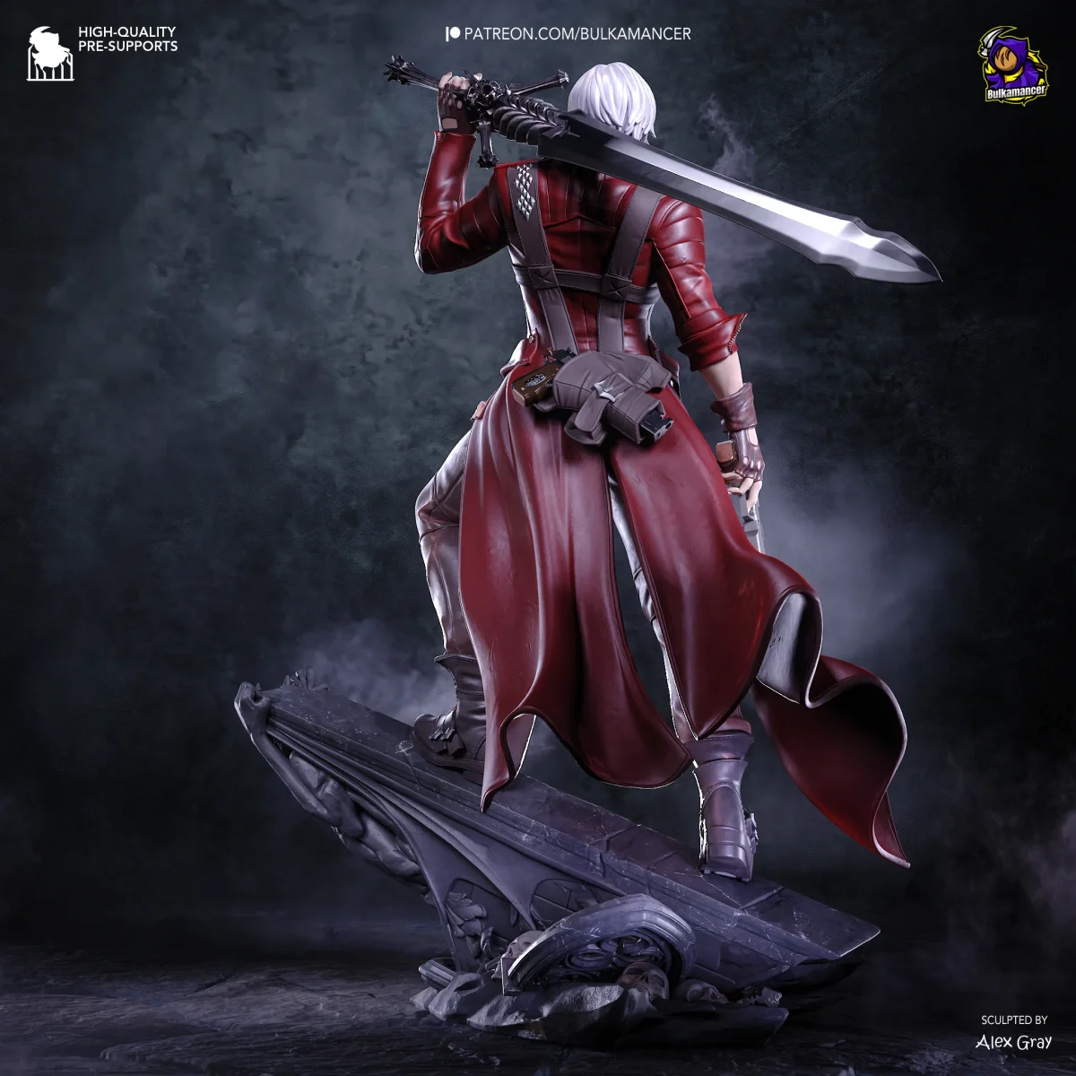Dante | Fan Art | 3D Printed Resin Model Garage Kit | *Un-Painted* | Bulkamancer 6