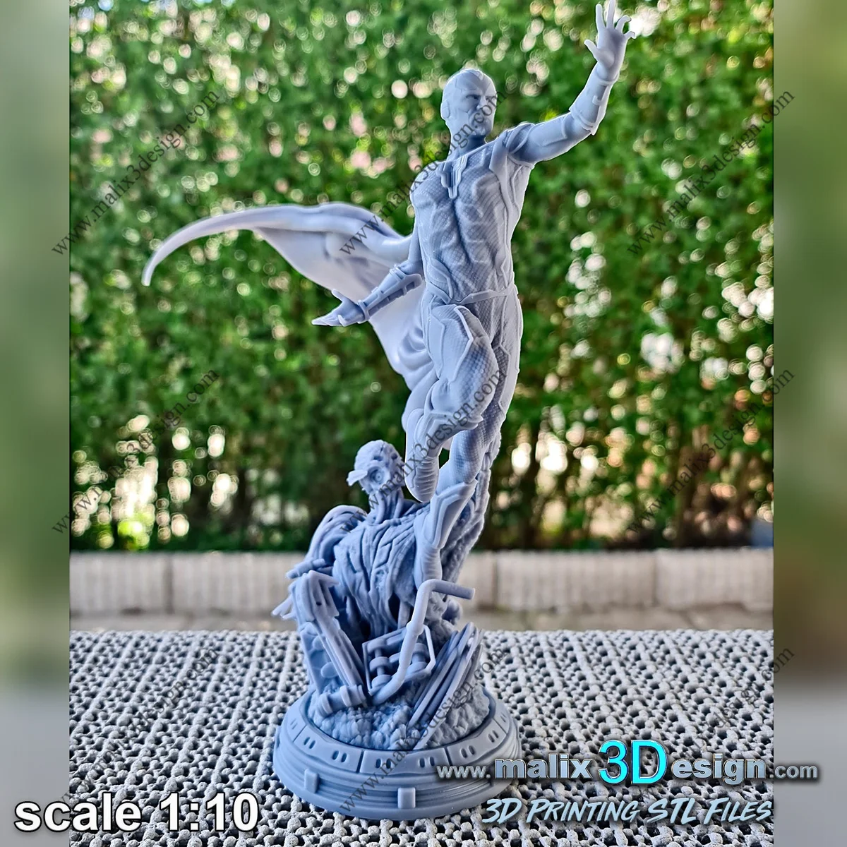 Vision | Fan Art | 3D Printed Resin Model Garage Kit | *Un-Painted* | Sanix3D 4