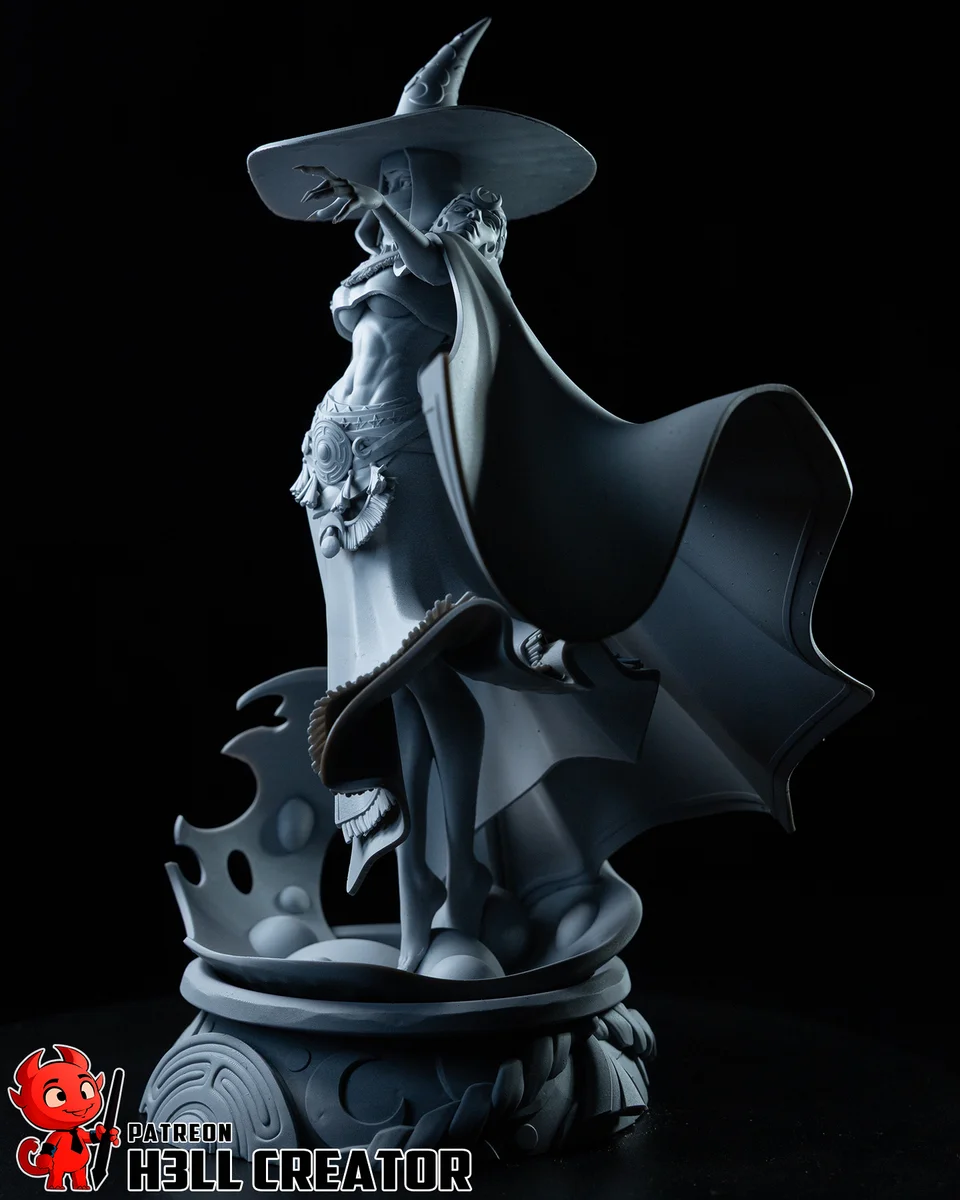 Hecate | Fan Art | 3D Printed Resin Model Garage Kit | *Un-Painted* | H3LL Creator 10