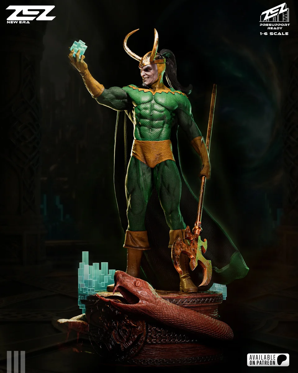 Loki Museum | Fan Art | 3D Printed Resin Model Garage Kit | *Un-Painted* | ZEZ Studio 6