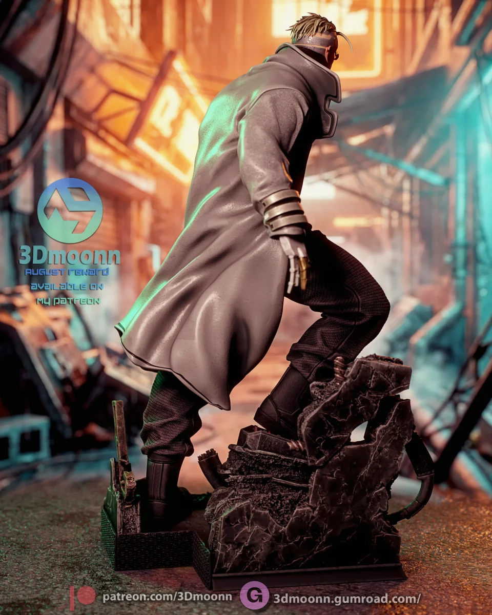 Weak Kingsley | Fan Art | 3D Printed Resin Model Garage Kit | *Un-Painted* | 3DMoonn 4