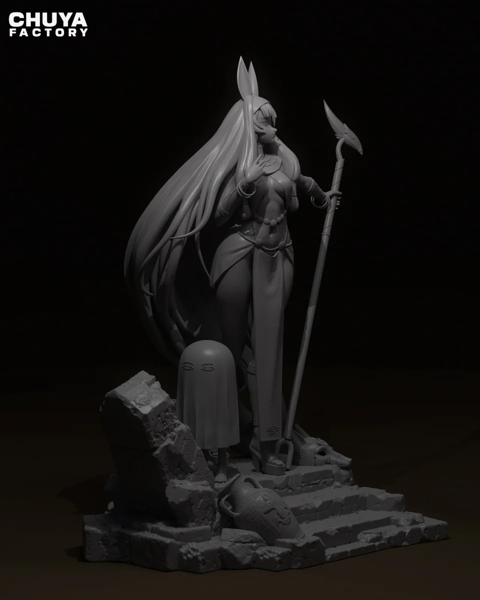 Nitocris | Fan Art | 3D Printed Resin Model Garage Kit | *Un-Painted* | Chuya Factory 14