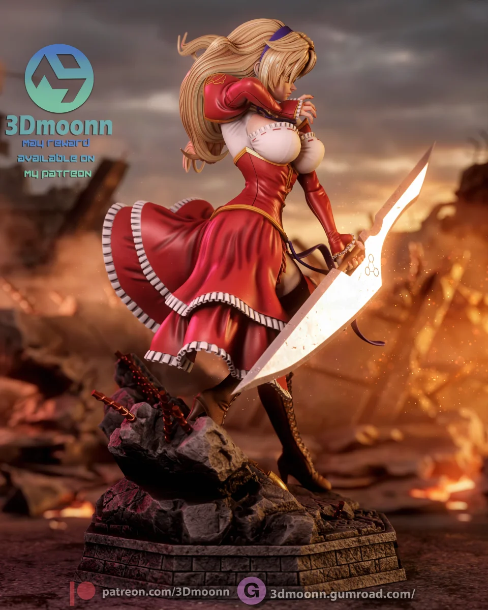 Satellizer L Bridget | Fan Art | 3D Printed Resin Model Garage Kit | *Un-Painted* | 3DMoonn 4