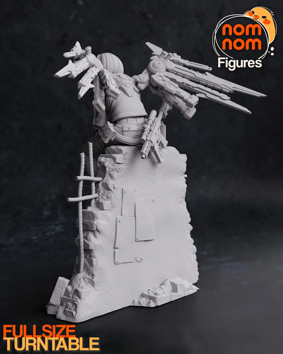 Valrie | Fan Art | 3D Printed Resin Model Garage Kit | *Un-Painted* | Nomnom 6