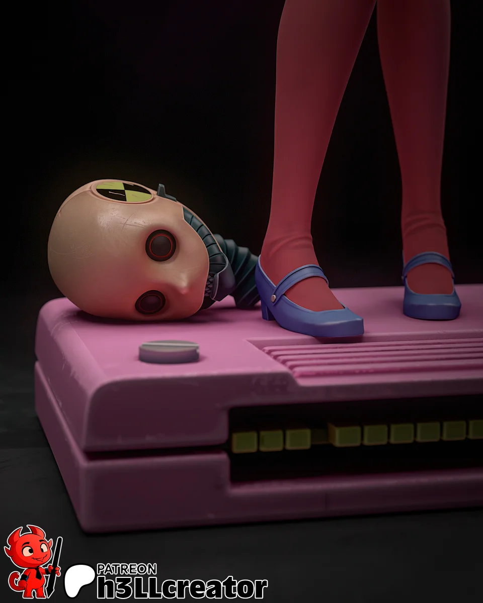 Mita | Fan Art | 3D Printed Resin Model Garage Kit | *Un-Painted* | H3LL Creator 13