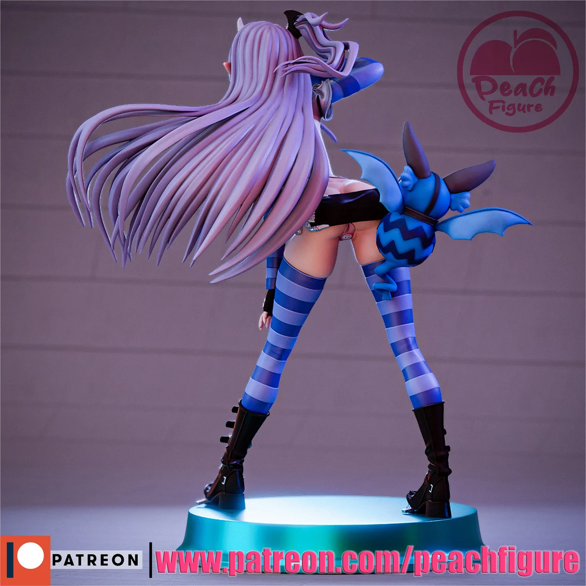 Leviathan | Fan Art | 3D Printed Resin Model Garage Kit | *Un-Painted* | Peach Figure 3