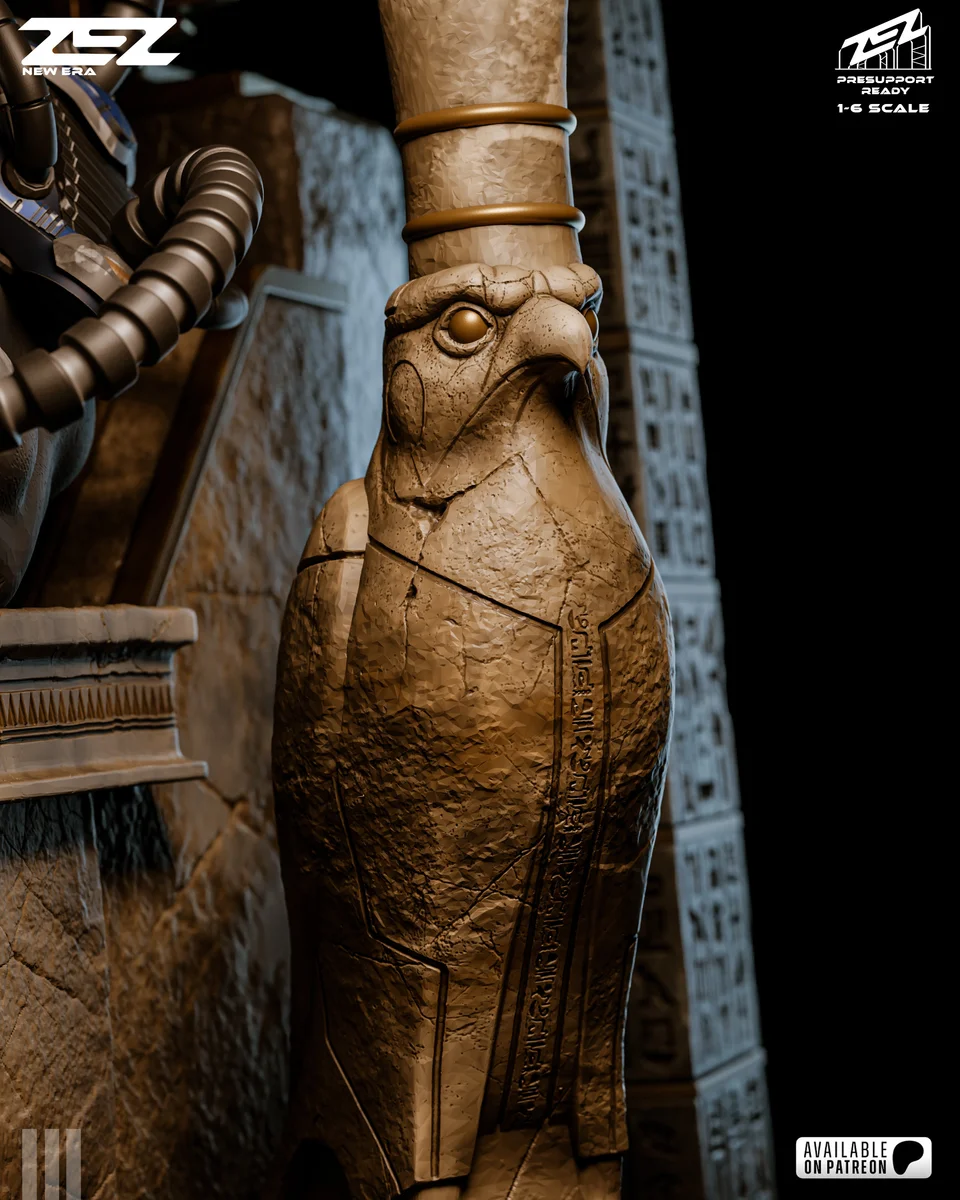 Apocalypse Throne | Fan Art | 3D Printed Resin Model Garage Kit | *Un-Painted* | ZEZ Studio 10