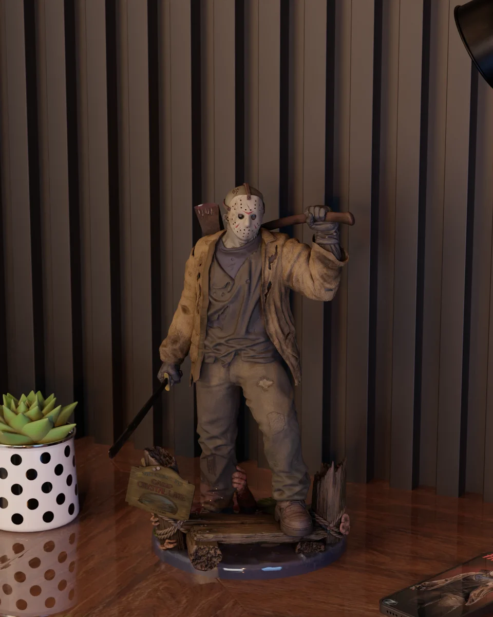 Jason | Fan Art | 3D Printed Resin Model Garage Kit | *Un-Painted* | Zenith Studios 10
