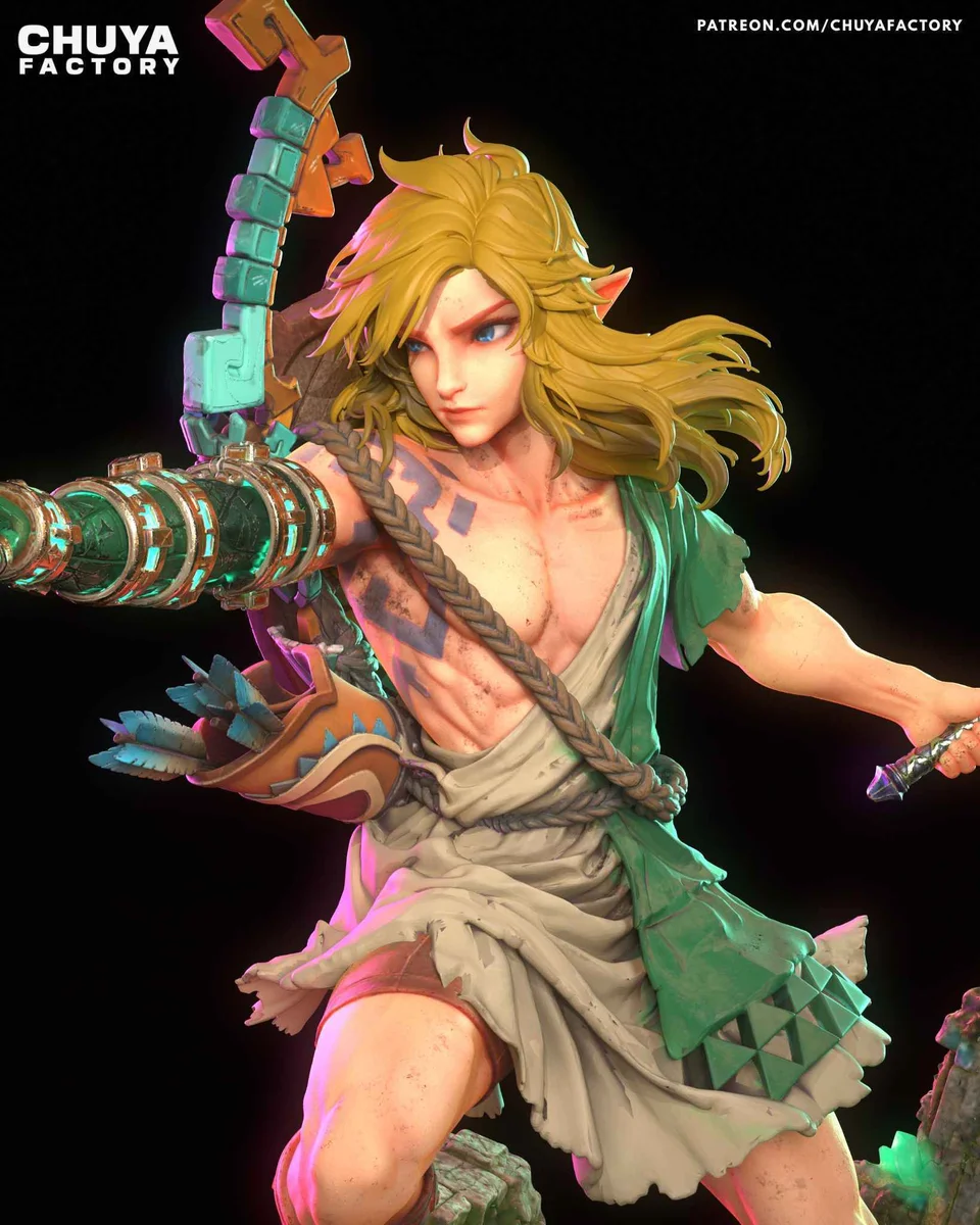 Link | Fan Art | 3D Printed Resin Model Garage Kit | *Un-Painted* | Chuya Factory