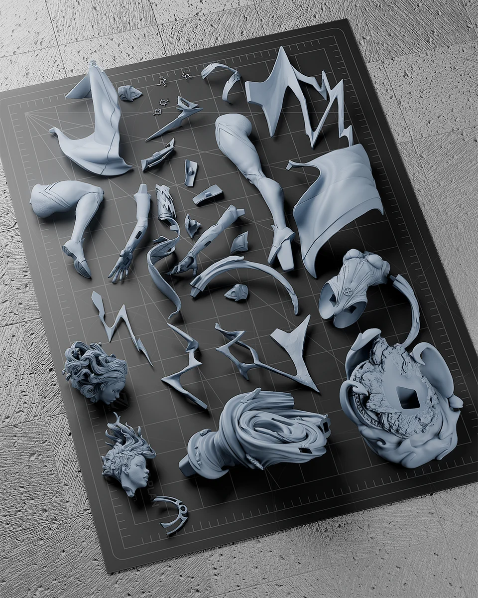 Storm | Fan Art | 3D Printed Resin Model Garage Kit | *Un-Painted* | Zenith Studios 9