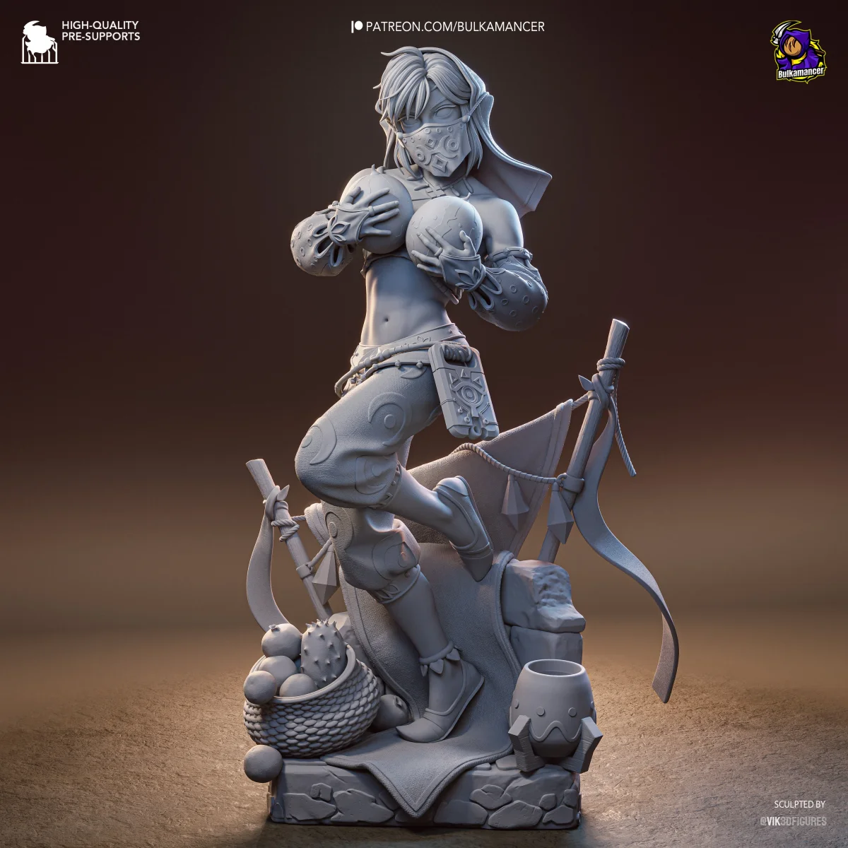 Gerudo Link | Fan Art | 3D Printed Resin Model Garage Kit | *Un-Painted* | Bulkamancer 6