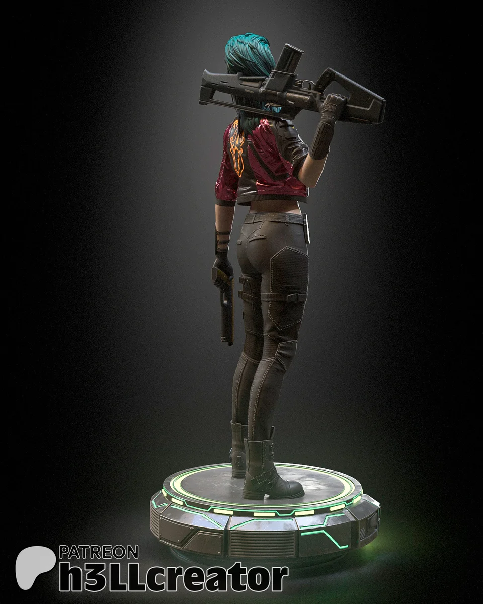 Rogue Amendiares | Fan Art | 3D Printed Resin Model Garage Kit | *Un-Painted* | H3LL Creator 7